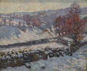 Armand guillaumin Paysage de neige a Crozant oil painting on canvas